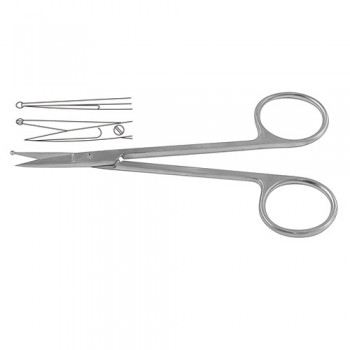 Vascular Scissor One Blade Probed Stainless Steel, 12 cm - 4 3/4"